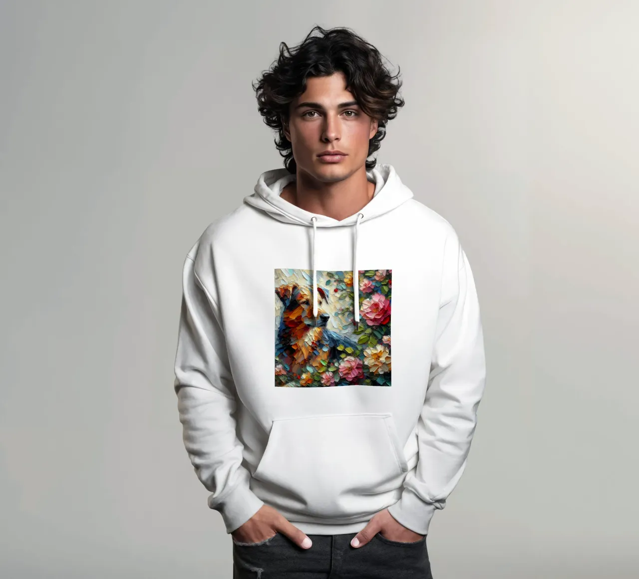 cane felpa con cappuccio da 🎁 ARTVI-SHOP