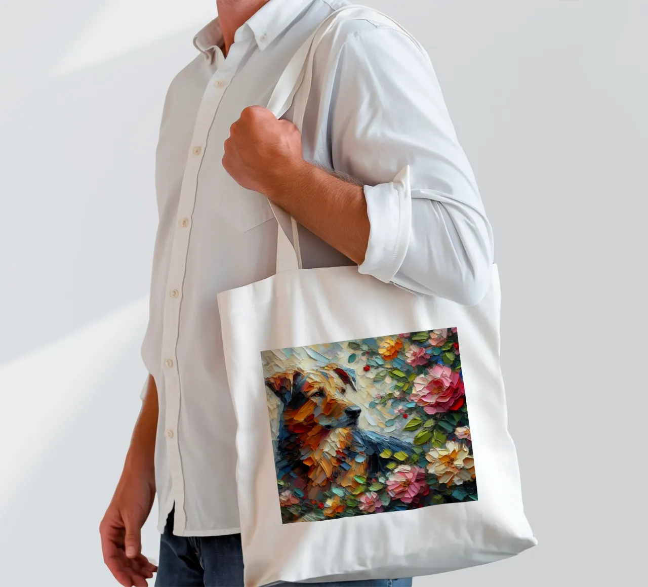 cane borsa in juta da 🎁 ARTVI-SHOP