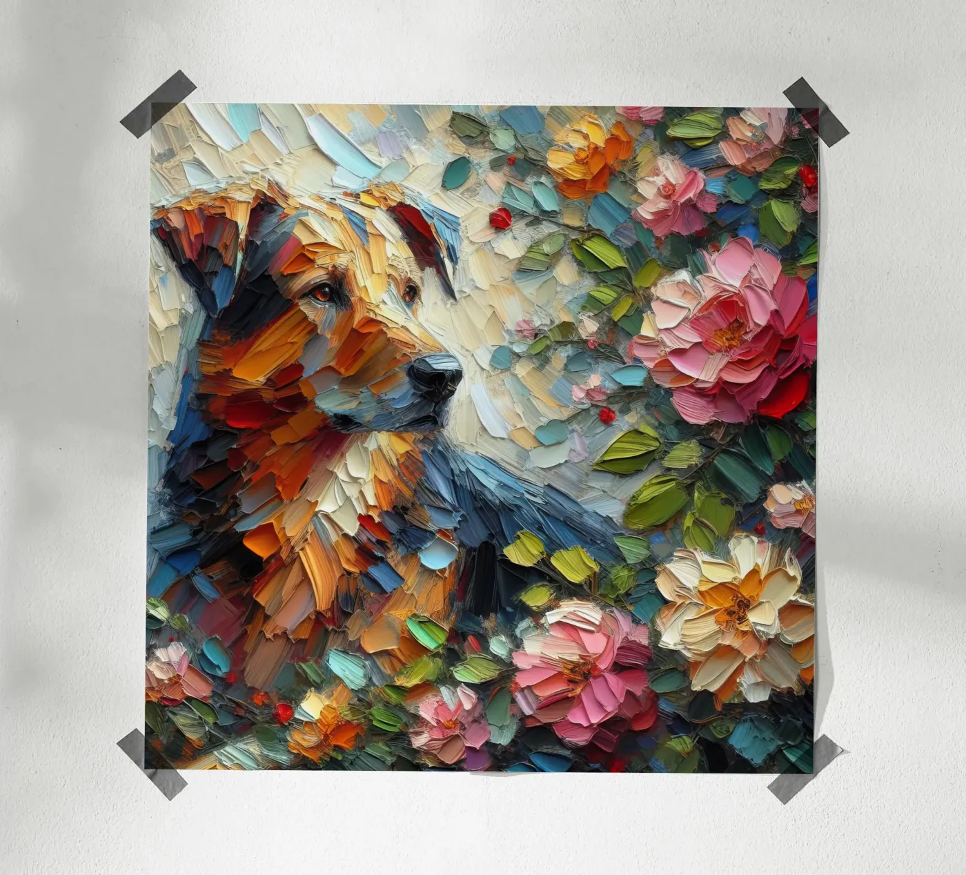 hond poster van 🎁 NOBELART