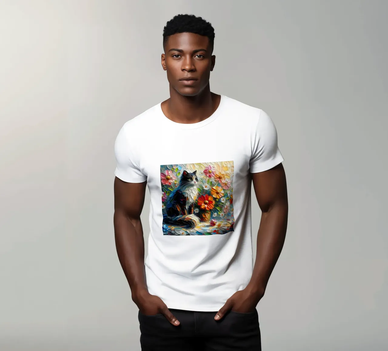 Cat t-shirt by 🎁 ARTVI-SHOP