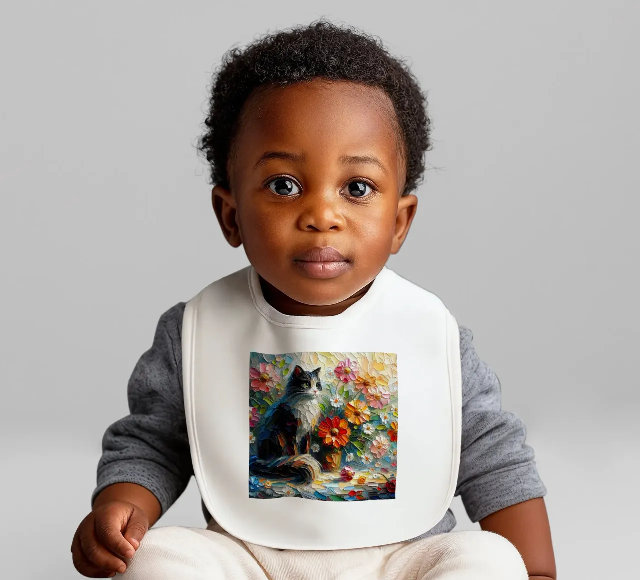 Cat bavaglino da 🎁 NOBELART