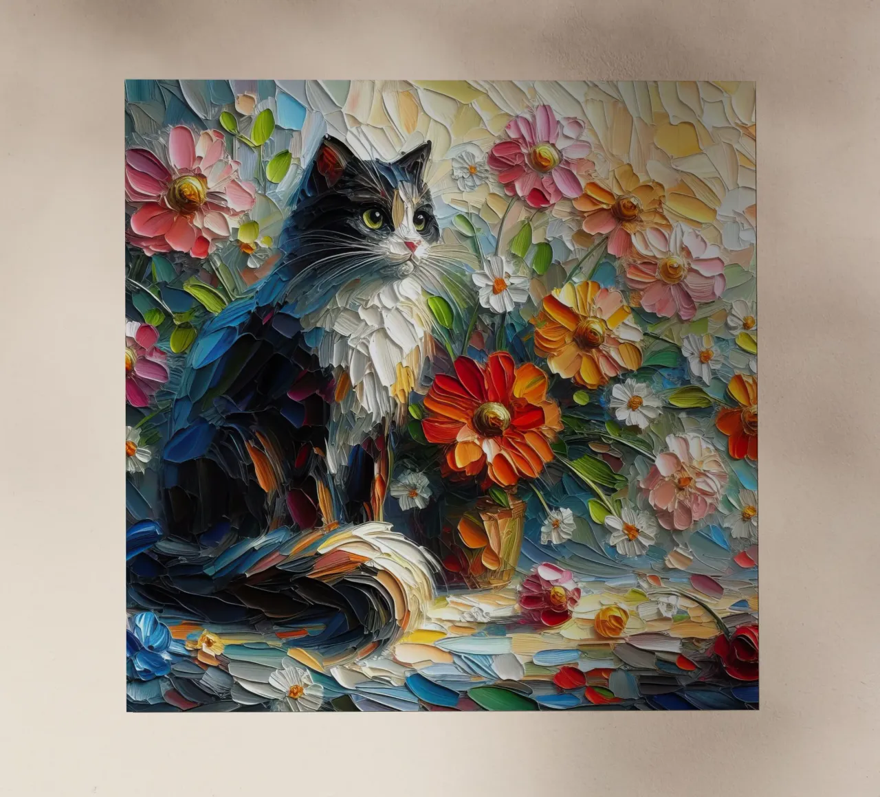 Cat pellicola backlit da 🎁 NOBELART