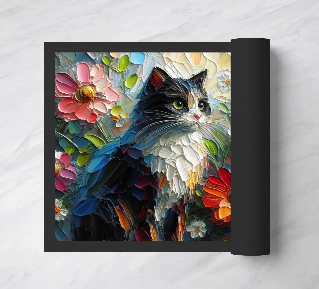 Cat doormat by 🎁 NOBELART