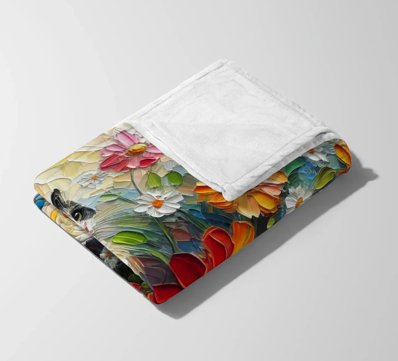 Kat fleecedeken van 🎁 NOBELART