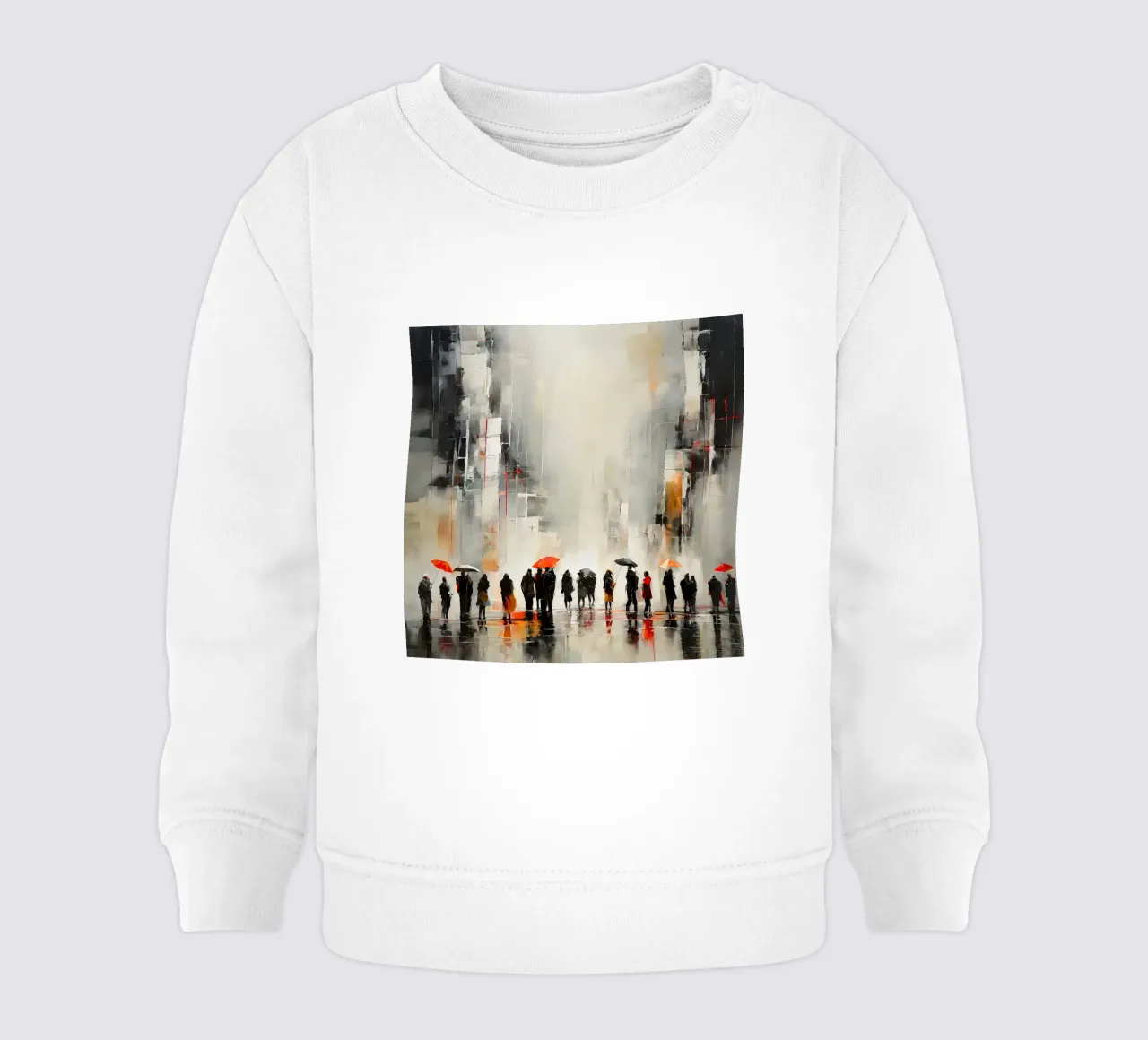 Sotto la pioggia felpa neonato da ARTVI-SHOP