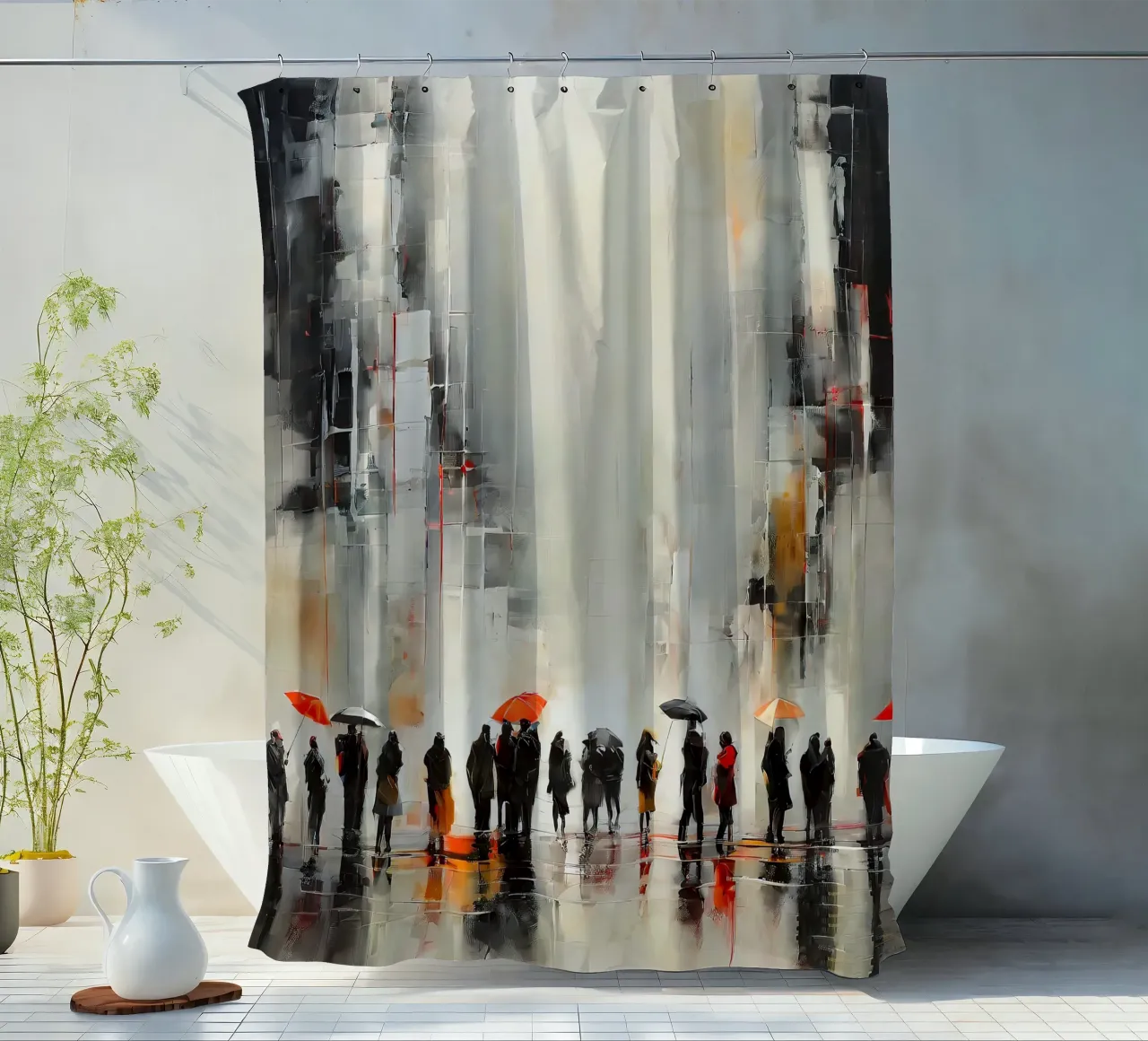 Under the rain shower curtain by 🎁 ARTVI-SHOP
