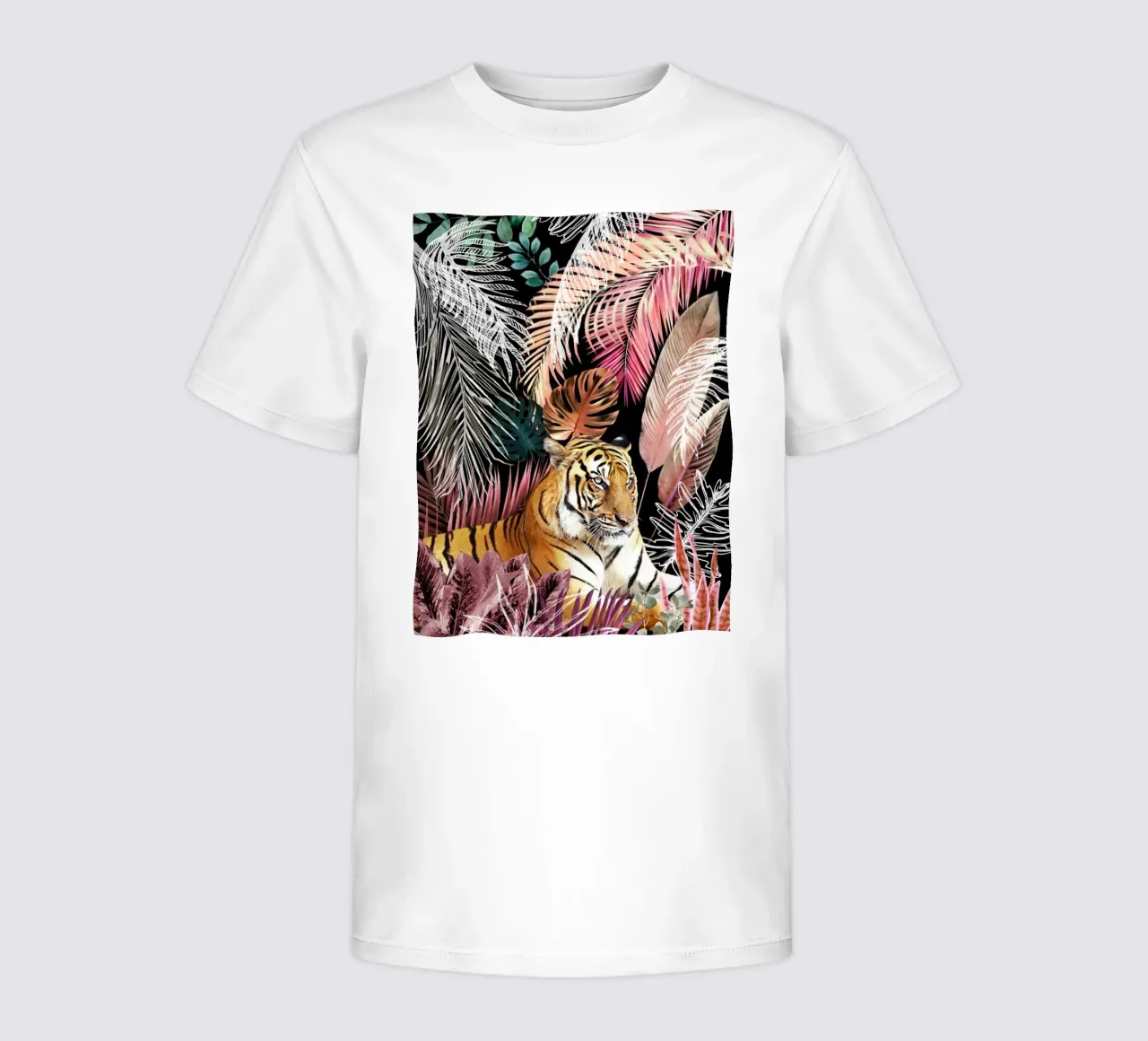Tigre della giungla 01 t-shirt bambini da amini54