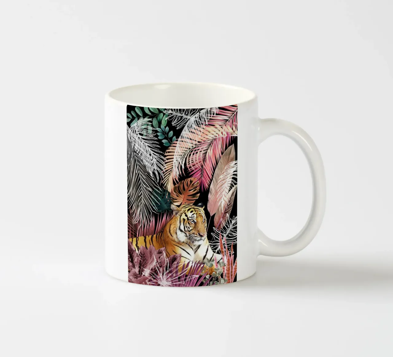 Tigre della giungla 01 tazza in ceramica da amini54