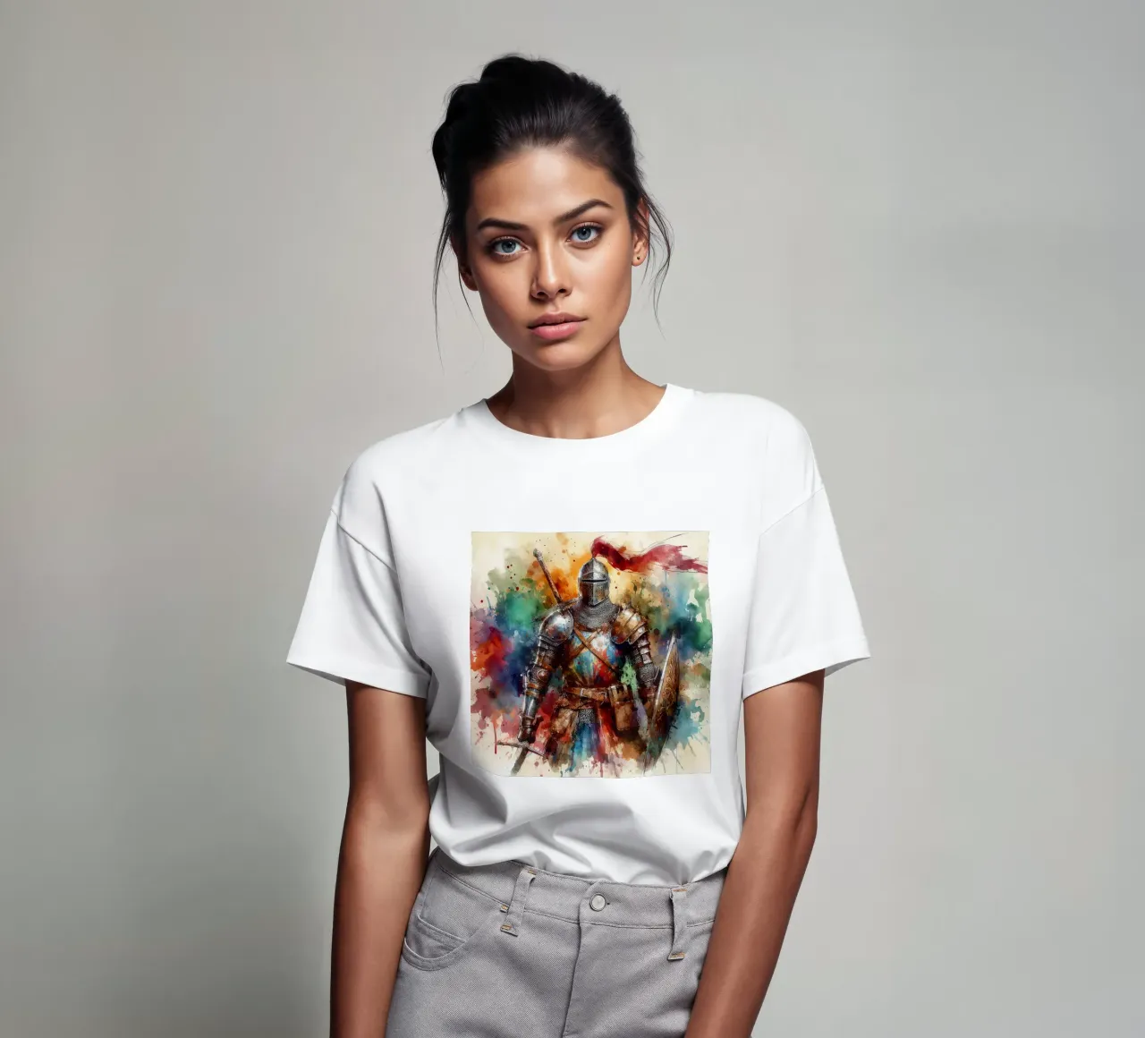 Krijger uit de middeleeuwen t-shirt van ARTVI-SHOP