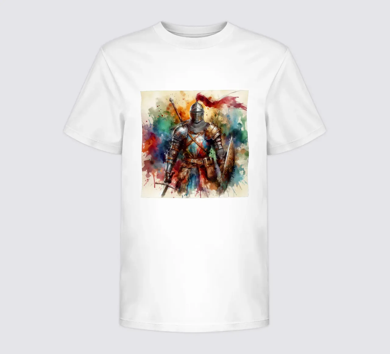 Krijger uit de middeleeuwen kinder t-shirt van ARTVI-SHOP