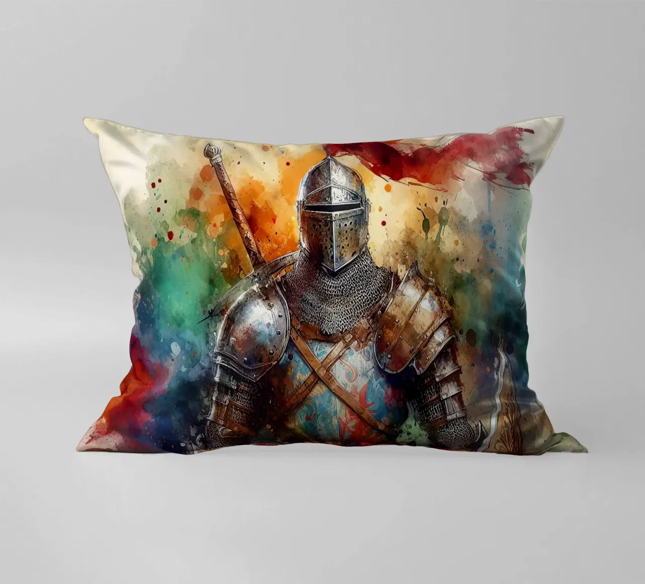 Krijger uit de middeleeuwen kussen van ARTVI-SHOP