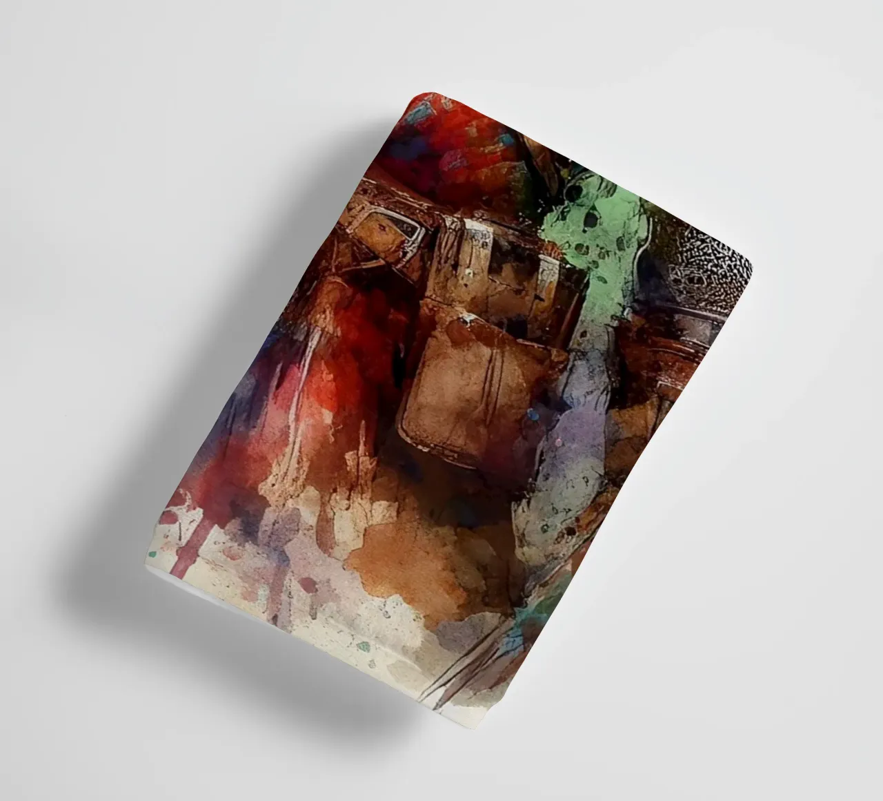 Krijger uit de middeleeuwen badhanddoek van ARTVI-SHOP