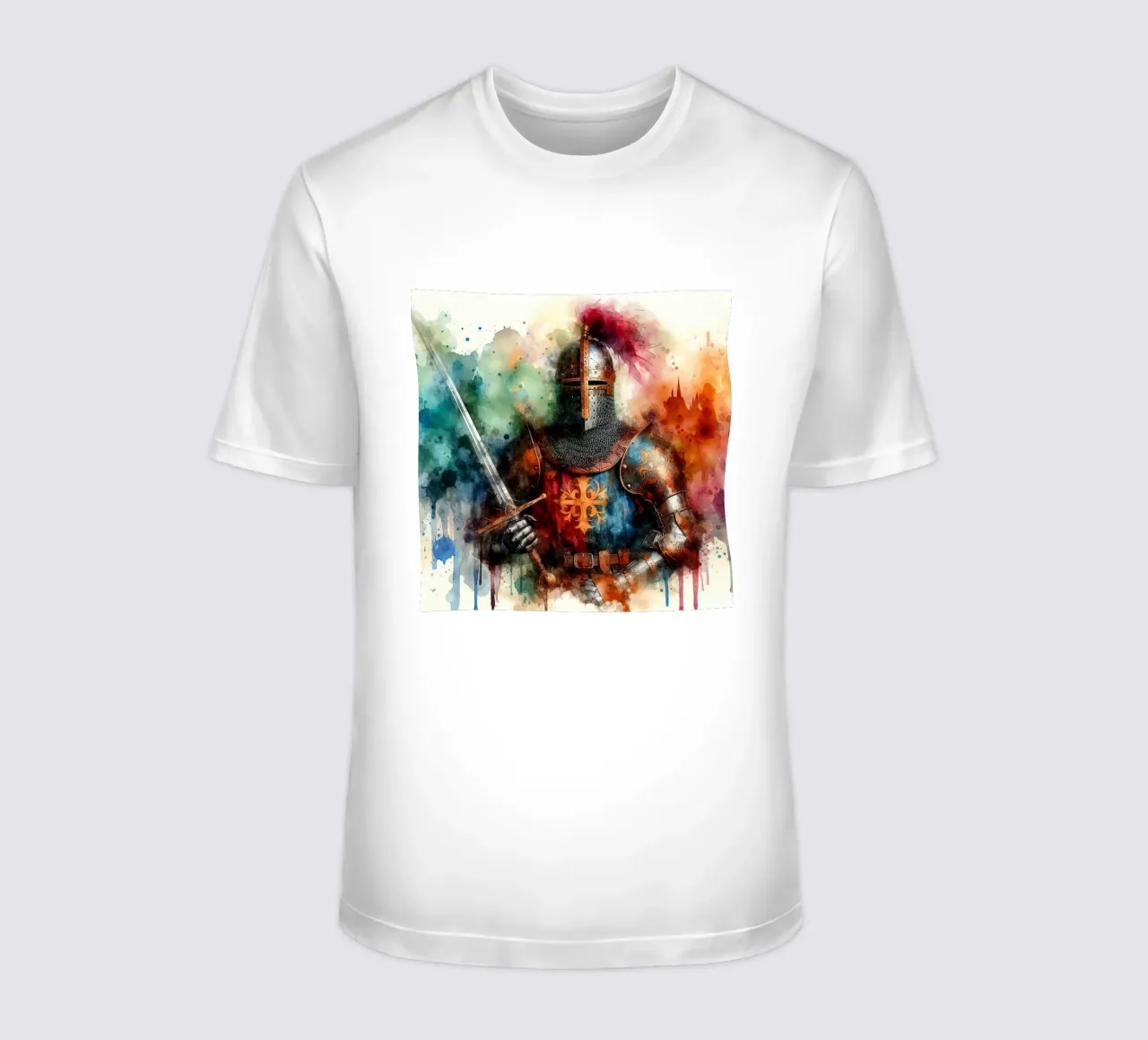 Krijger uit de middeleeuwen t-shirt van ARTVI-SHOP