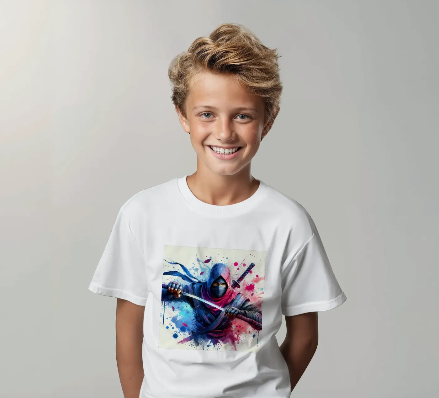 Il Ninja t-shirt bambini da 🎁 NOBELART