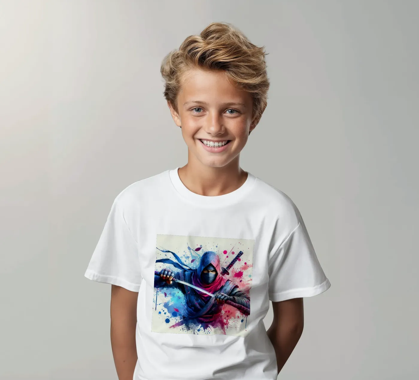 Il Ninja t-shirt bambini da 🎁 NOBELART