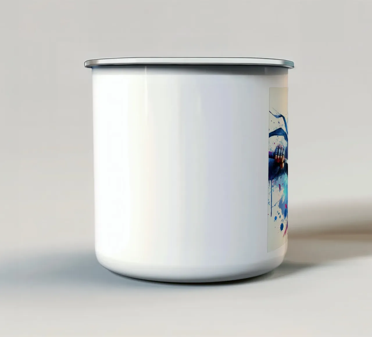 Il Ninja tazza in smalto da ARTVI-SHOP