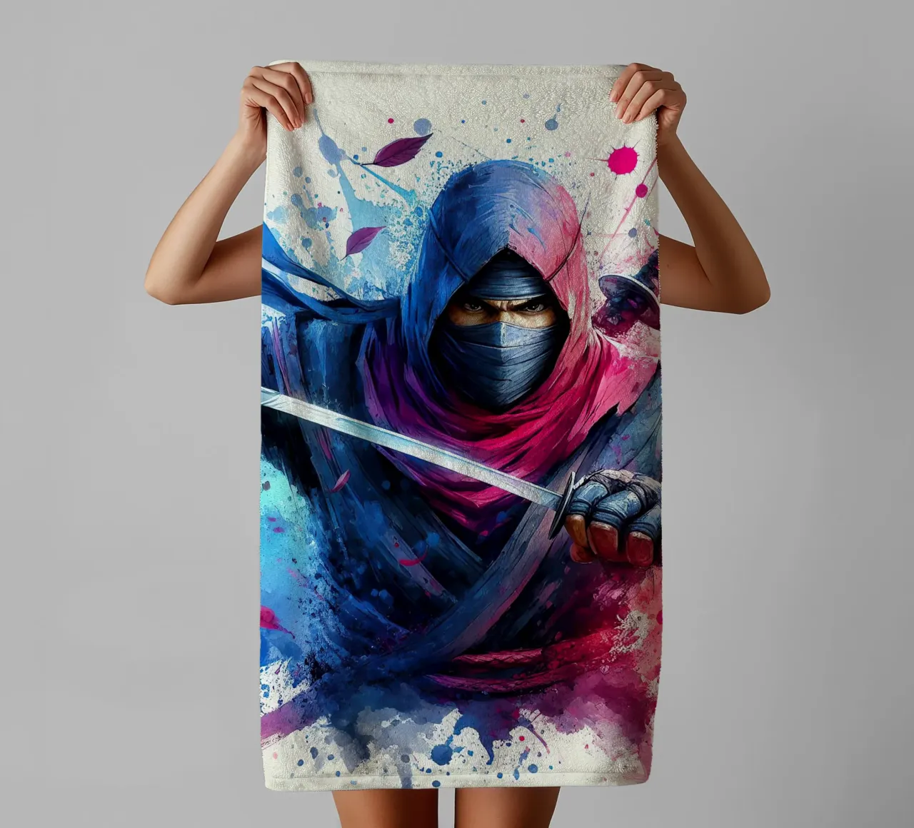 The Ninja towel by 🎁 ARTVI-SHOP