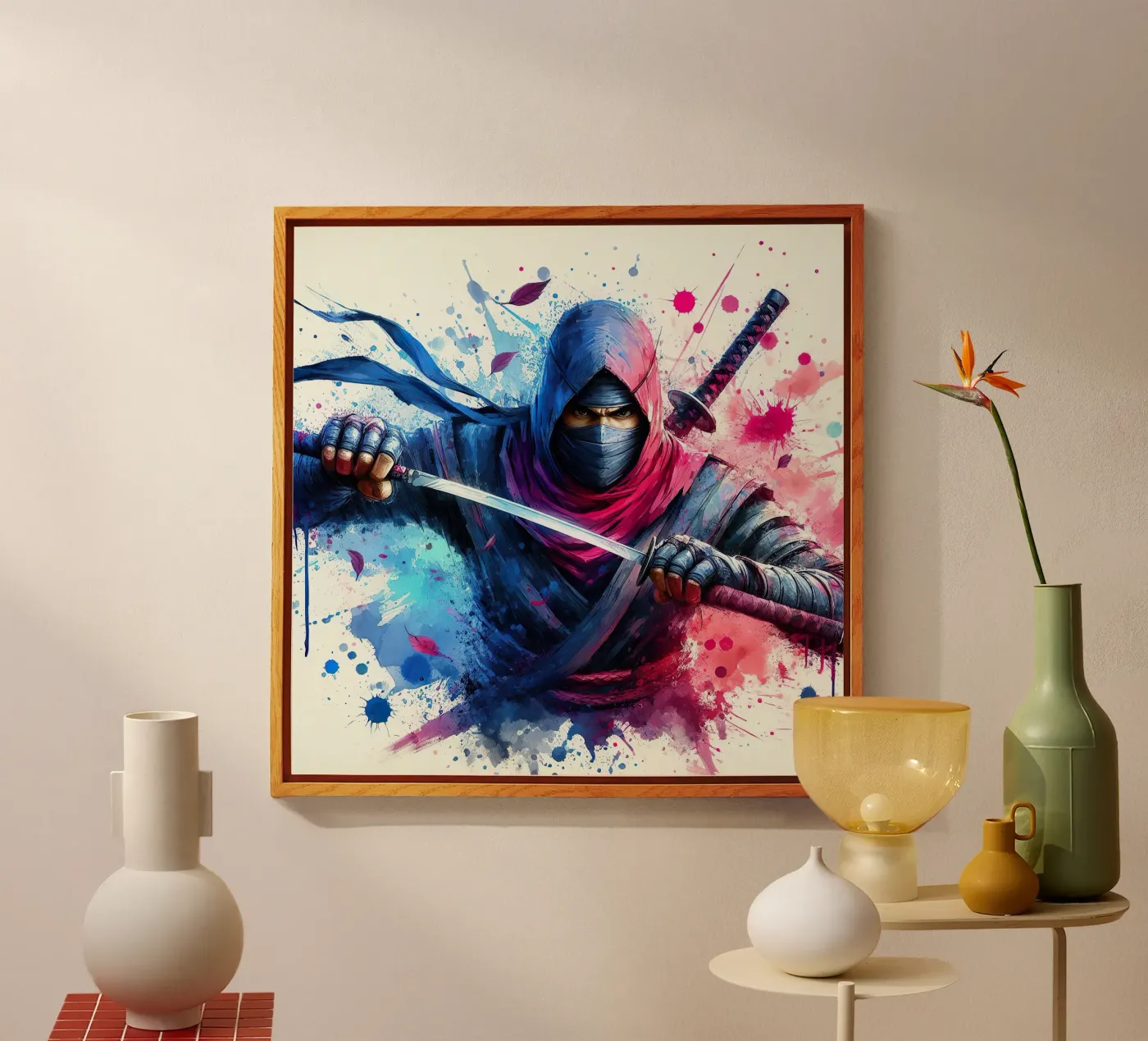 Le Ninja plexiglas de 🎁 NOBELART