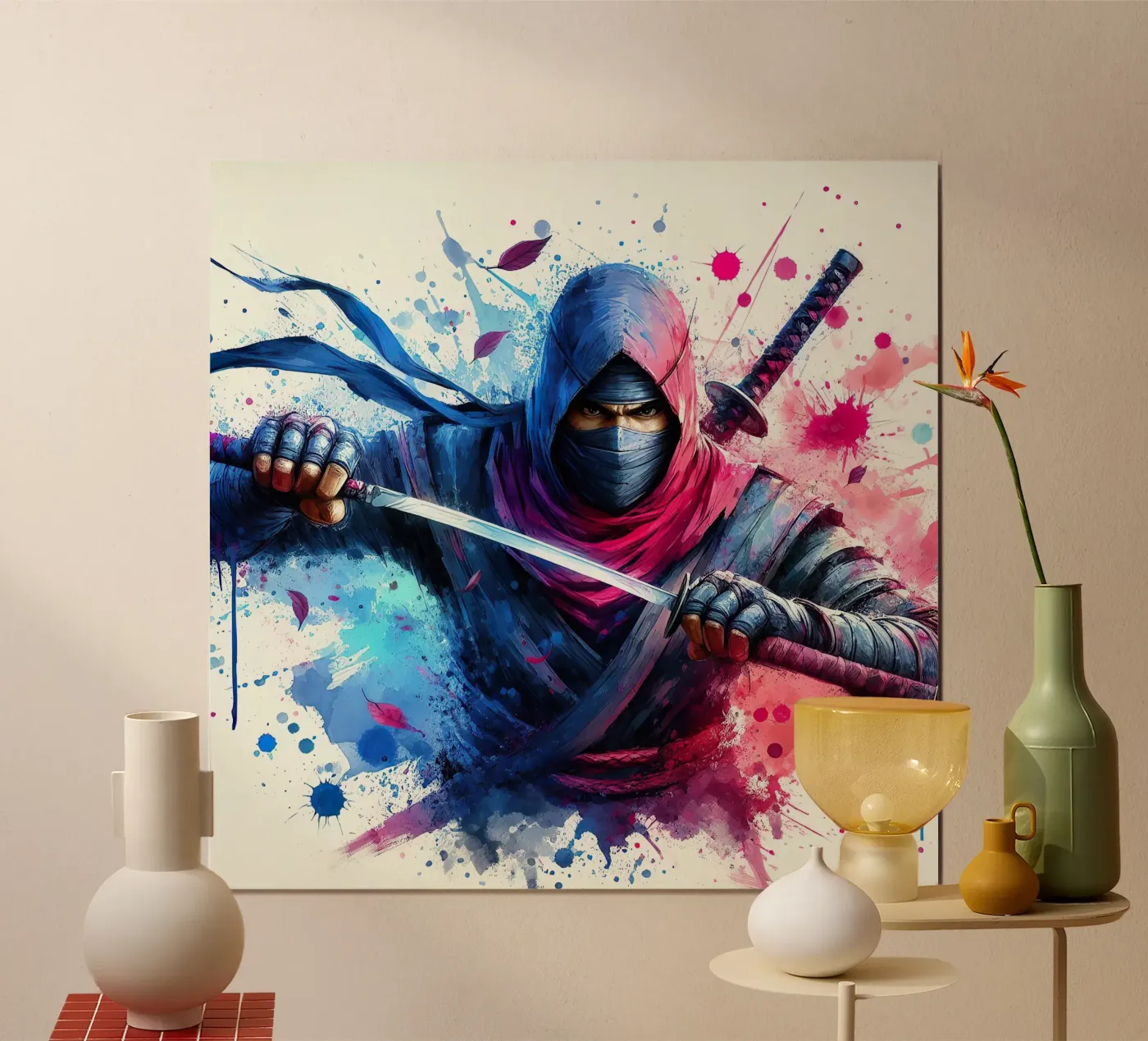 De Ninja poster van 🎁 NOBELART