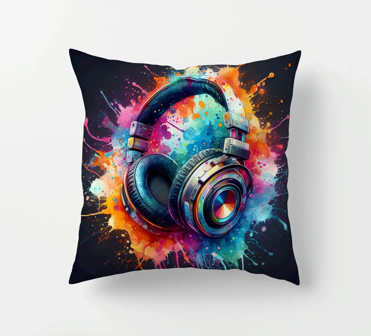 Cuffie in acquerello cuscino da ARTVI-SHOP