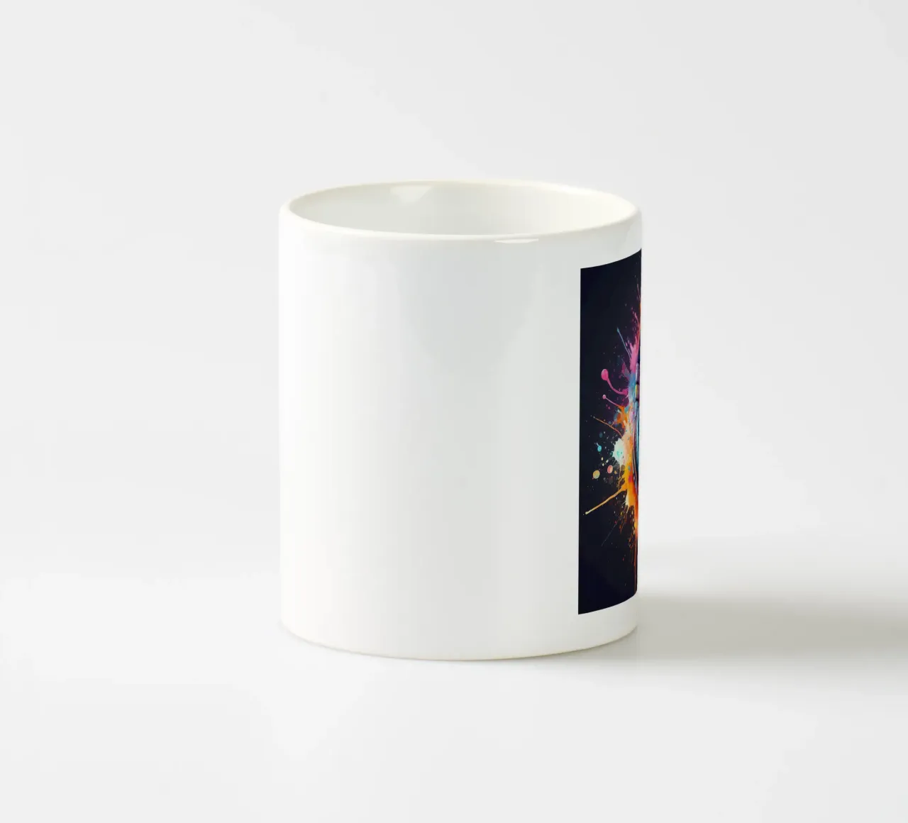 Cuffie in acquerello tazza in ceramica da ARTVI-SHOP