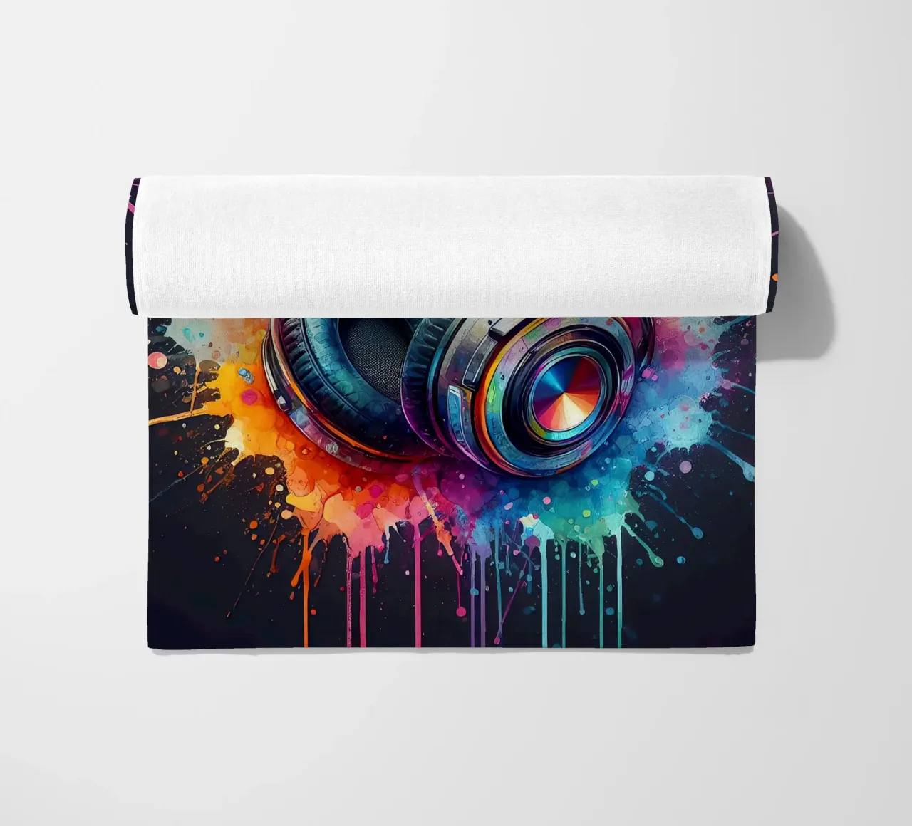 Cuffie in acquerello telo mare da ARTVI-SHOP