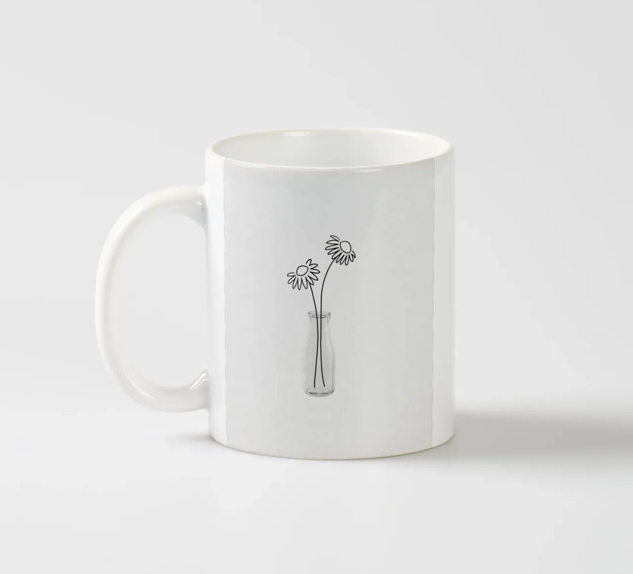 Natura morta di fiori II tazza in ceramica da Orara Studio