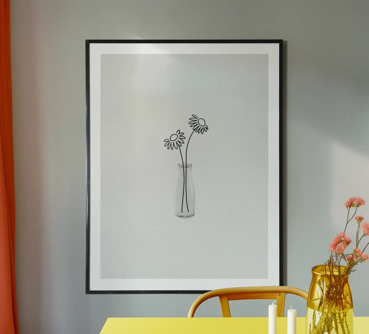 Natura morta di fiori II poster da Orara Studio