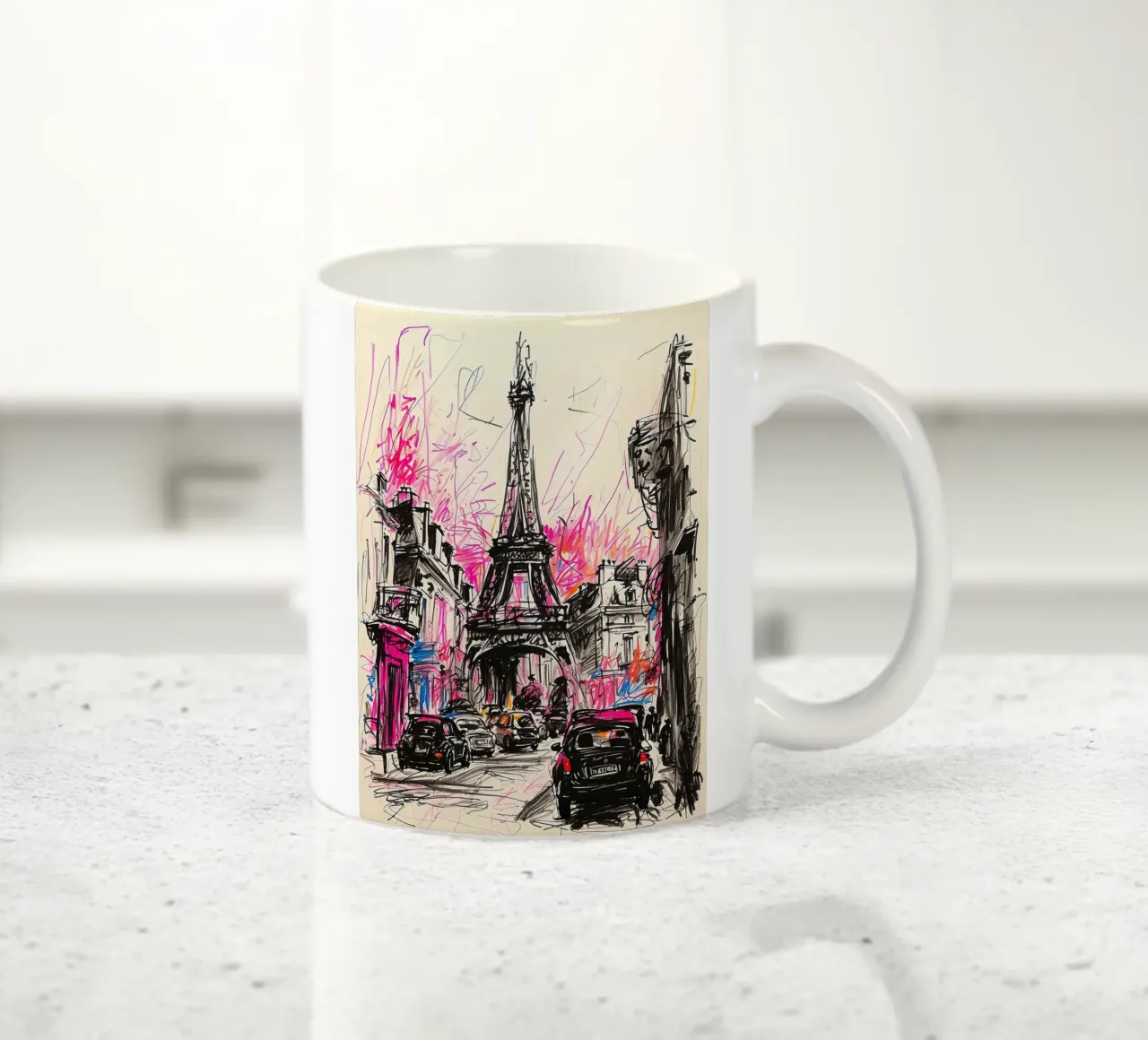 The eternal Paris ceramic mug by 🎁 ARTVI-SHOP
