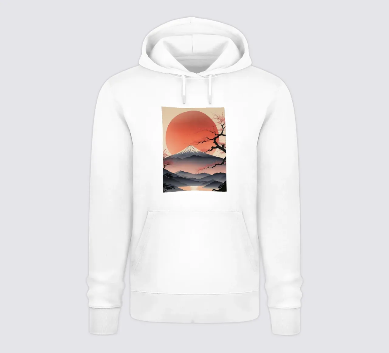 Monte fuji felpa con cappuccio da ARTVI-SHOP