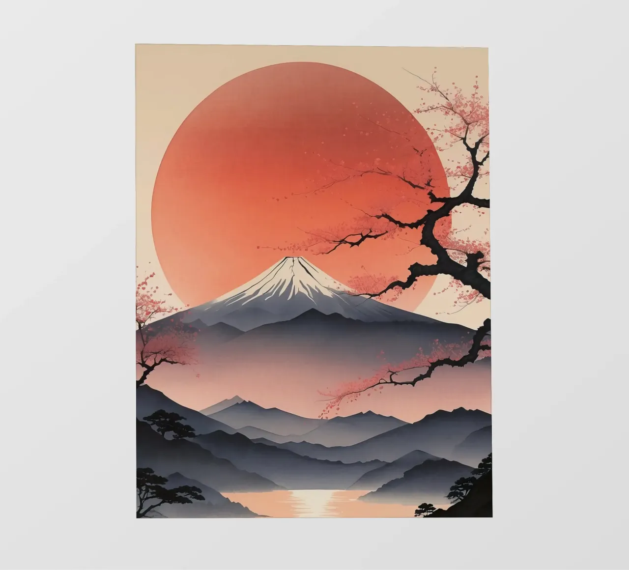 Monte fuji pellicola backlit da ARTVI-SHOP