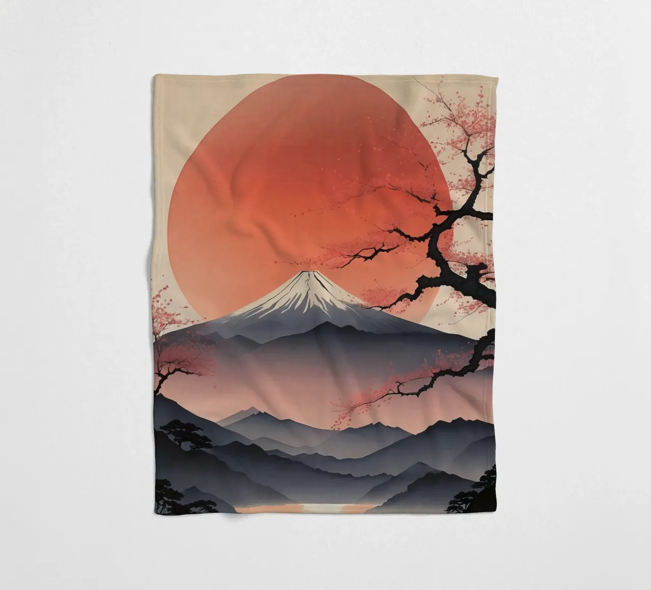 Monte fuji coperta in pile da 🎁 ARTVI-SHOP