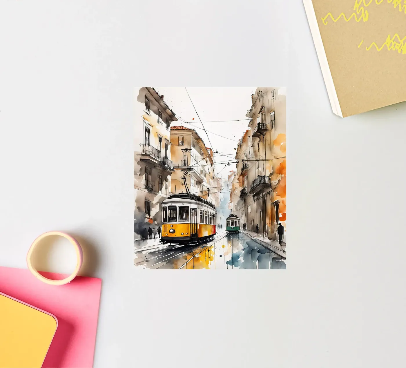 Lissabon sticker van 🎁 NOBELART