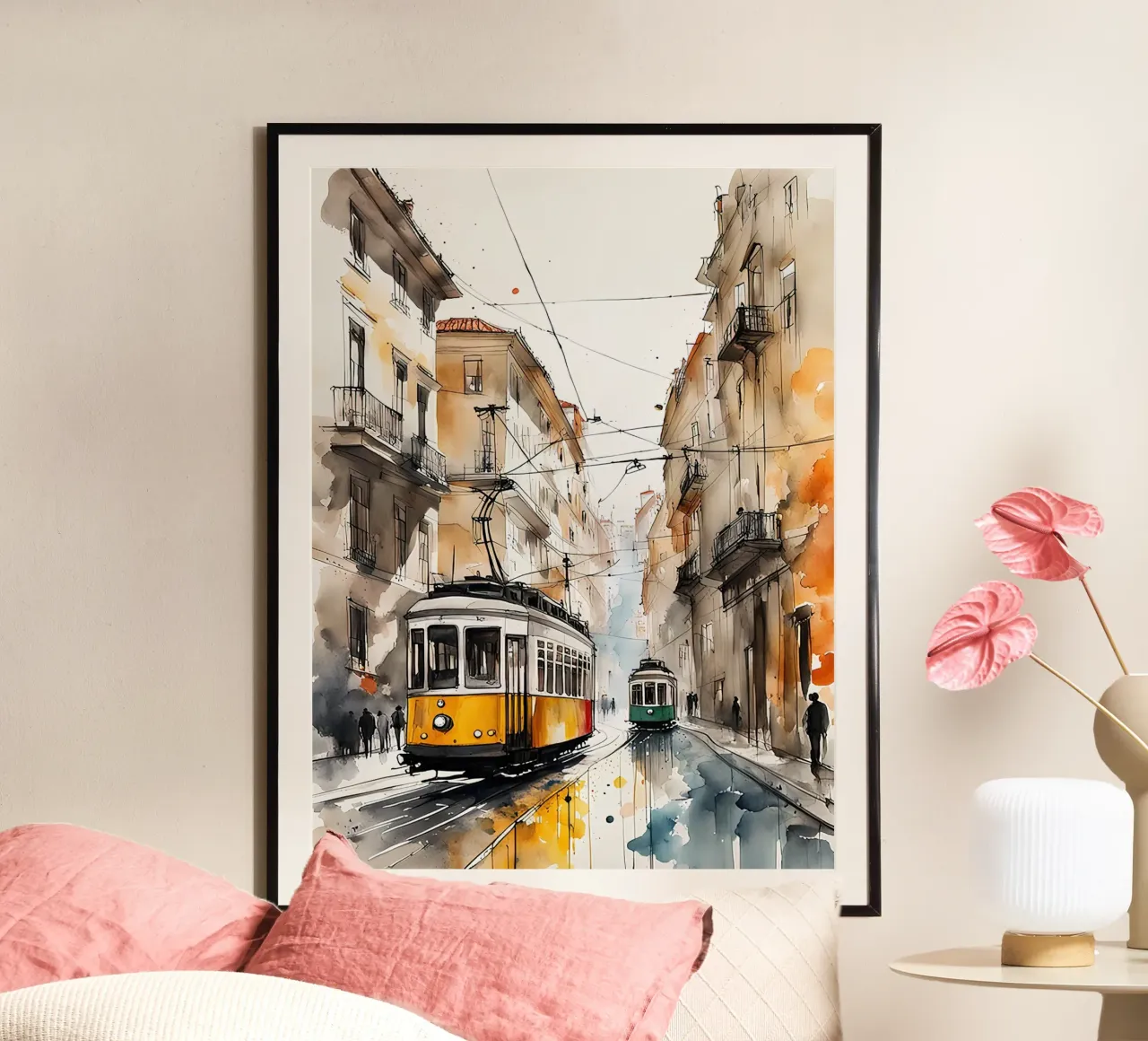 Lisbona poster da 🎁 NOBELART