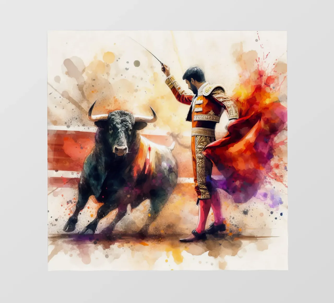 Spanish bullfighter photo wallpaper by 🎁 ARTVI-SHOP