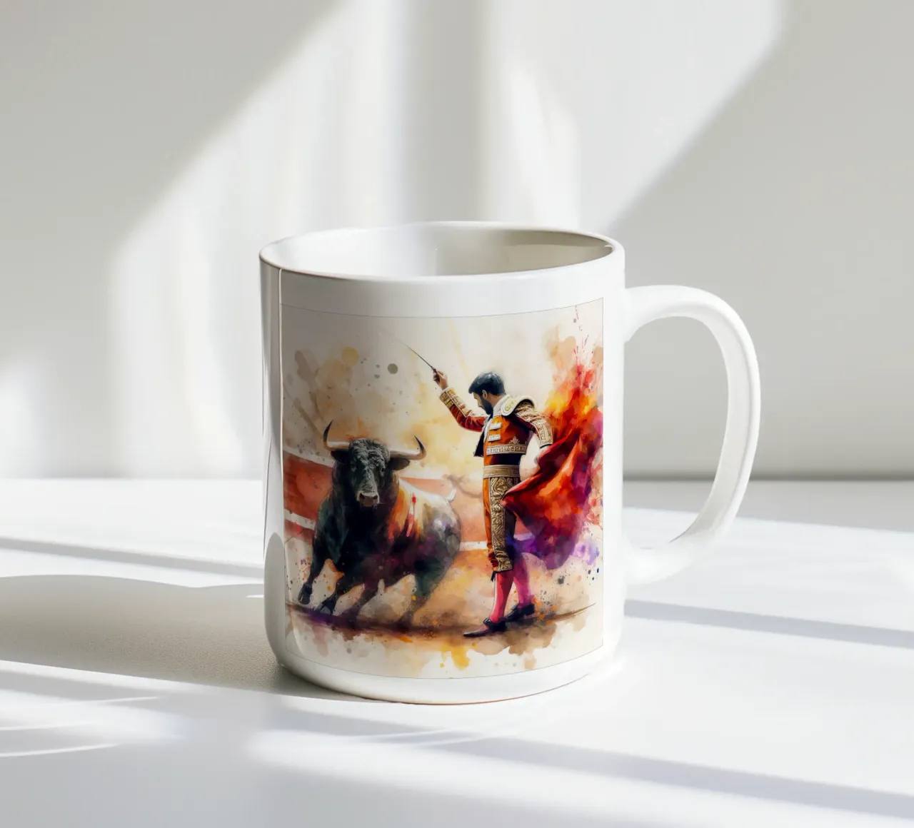 Torero spagnolo tazza in ceramica da ARTVI-SHOP