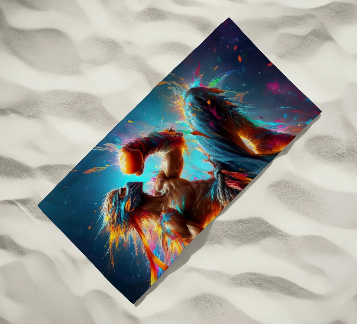 The Combat beach towel by 🎁 NOBELART