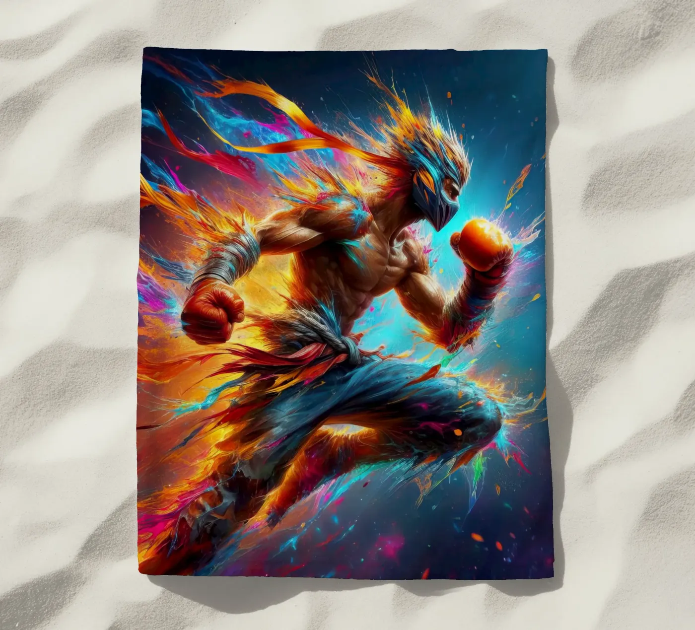 The Combat beach towel by 🎁 NOBELART