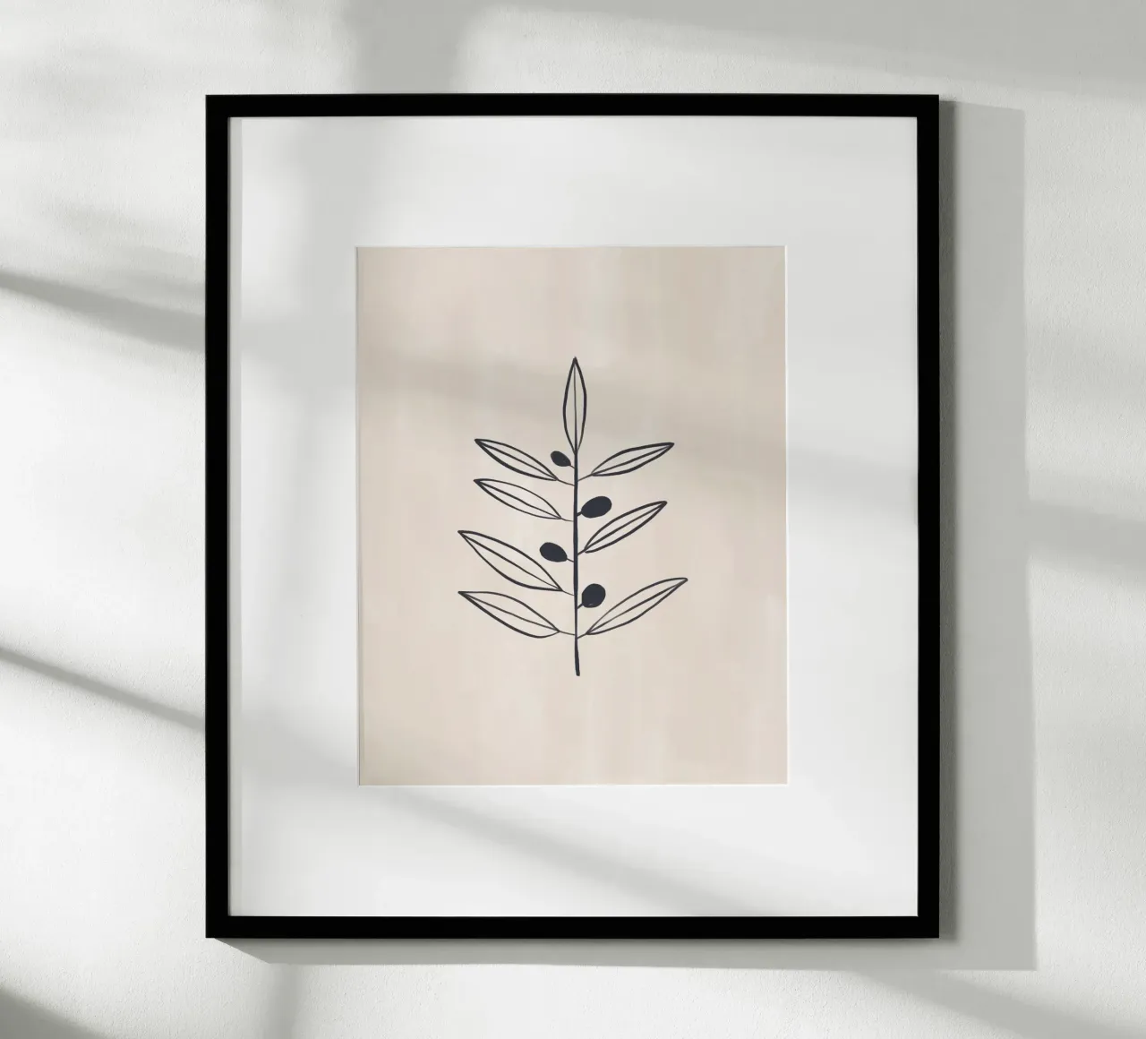 Olivenzweig Poster von Ivy Green Illustrations