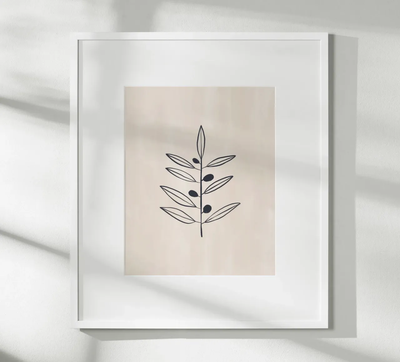 Olivenzweig Poster von Ivy Green Illustrations