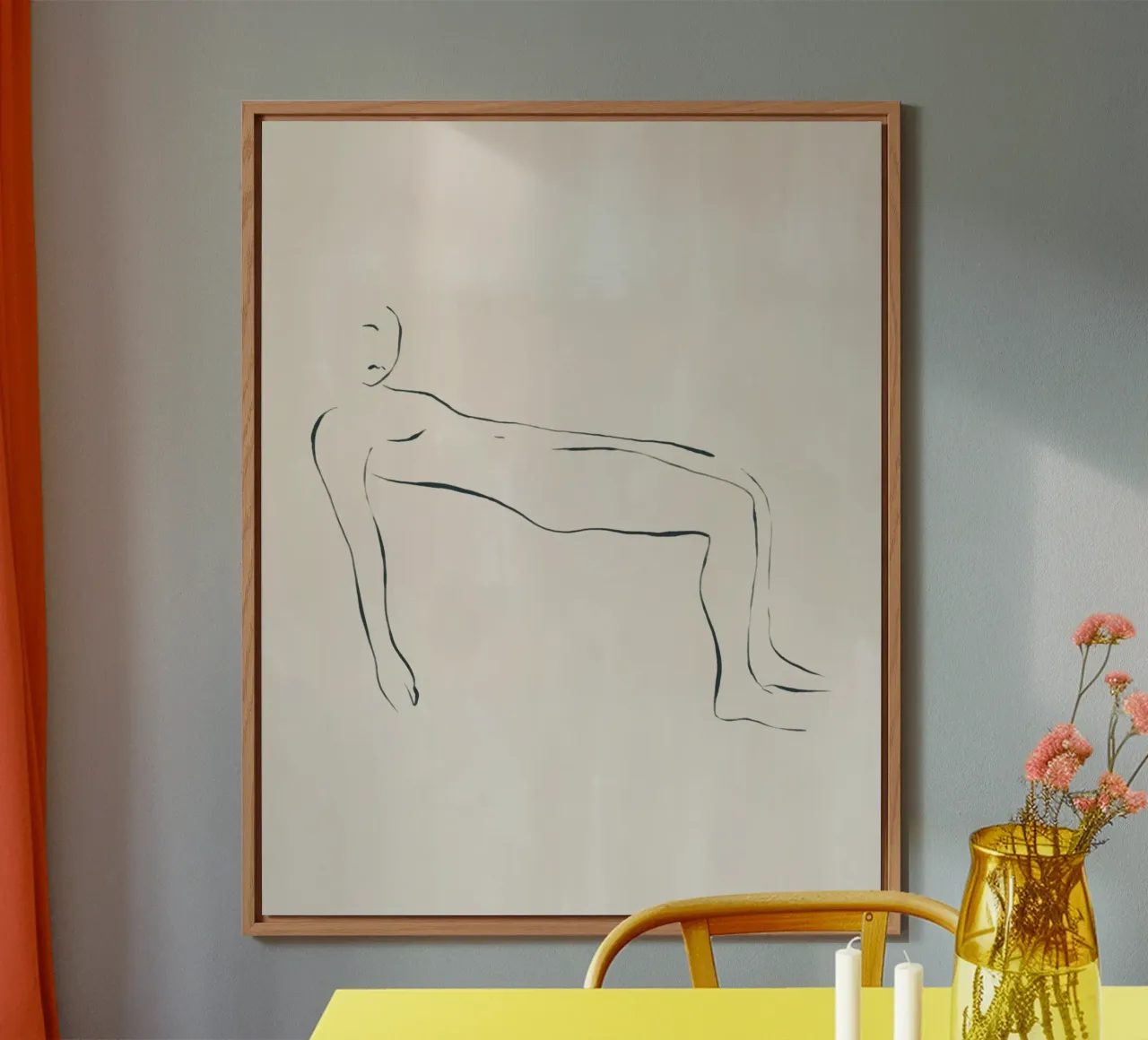 Lying down forex plate by Ivy Green Illustrations