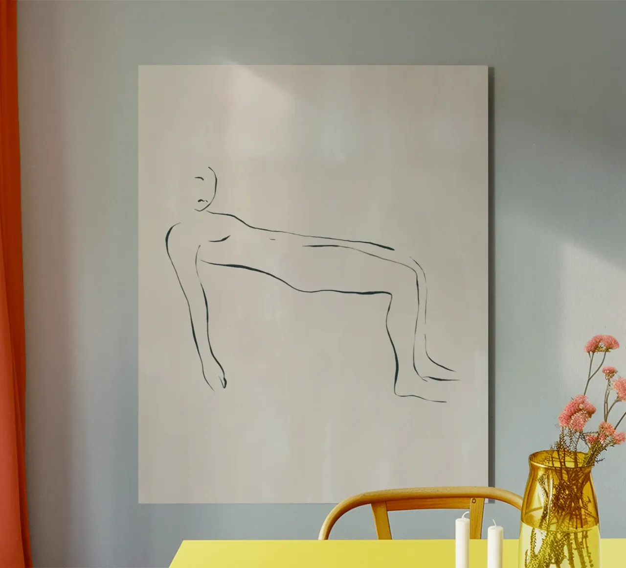 Lying down forex plate by Ivy Green Illustrations