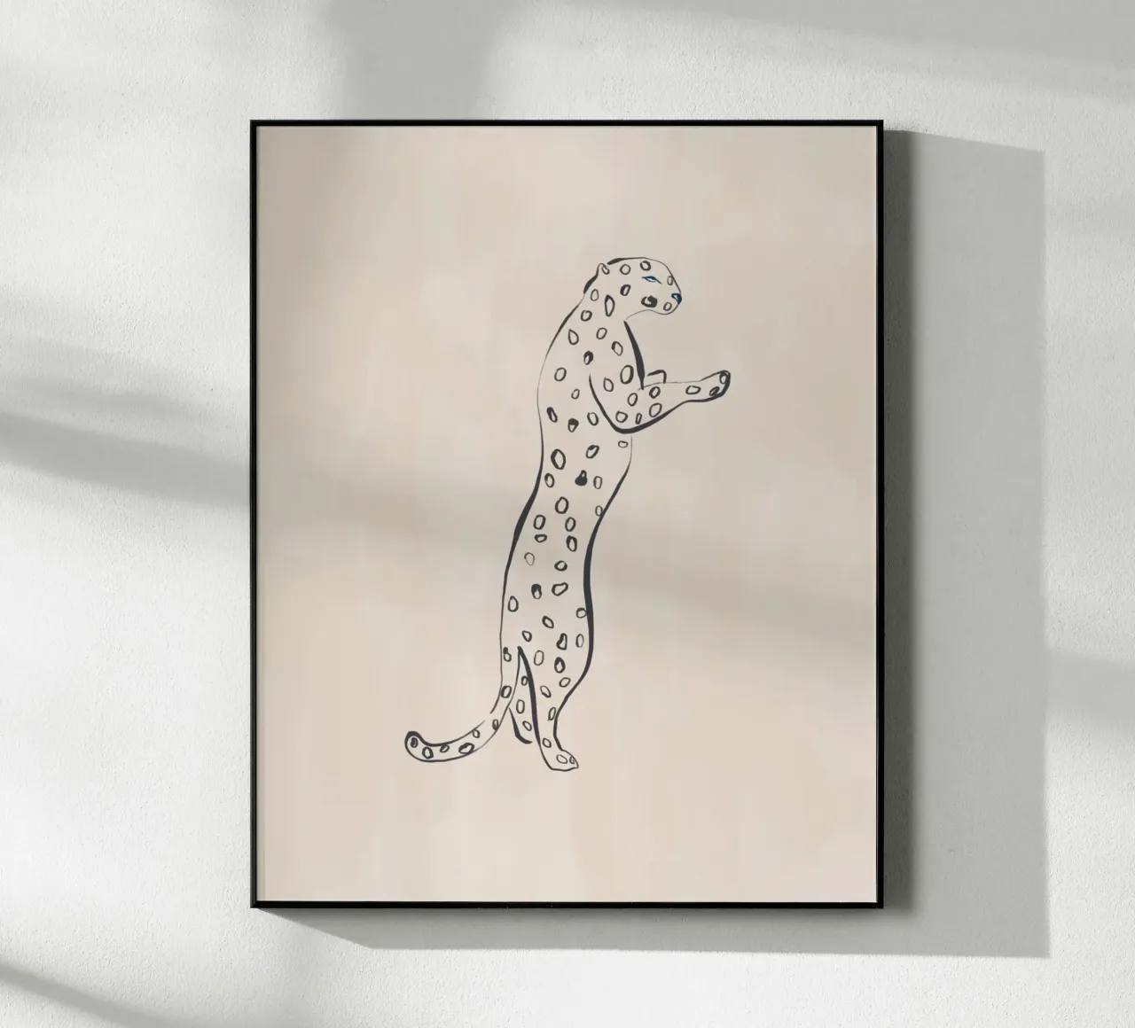 Leopardo plexiglass da Ivy Green Illustrations
