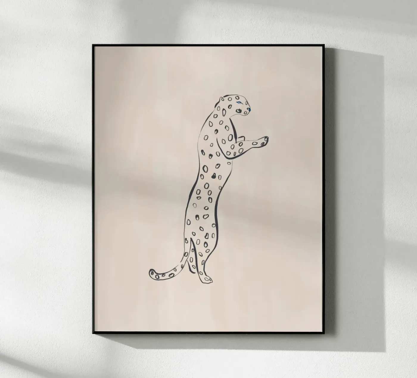 Leopard acrylic glass by Ivy Green Illustrations