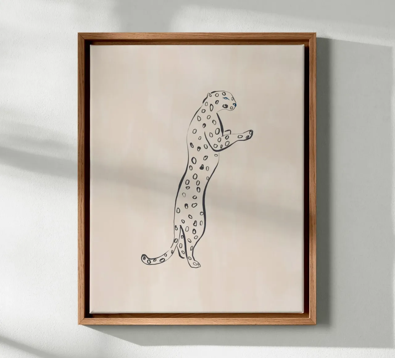Leopard canvas by Ivy Green Illustrations