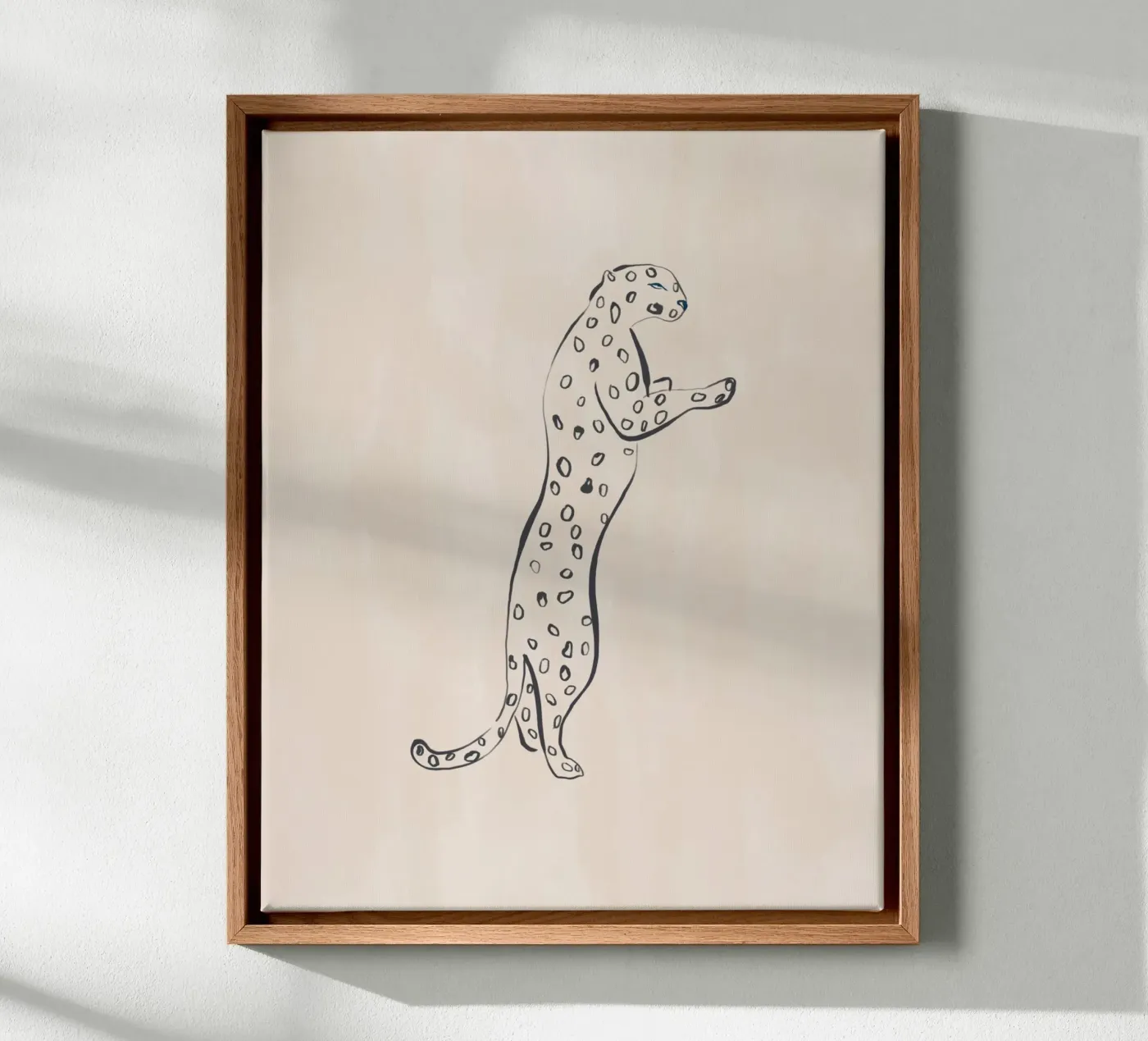 Leopard Leinwand von Ivy Green Illustrations