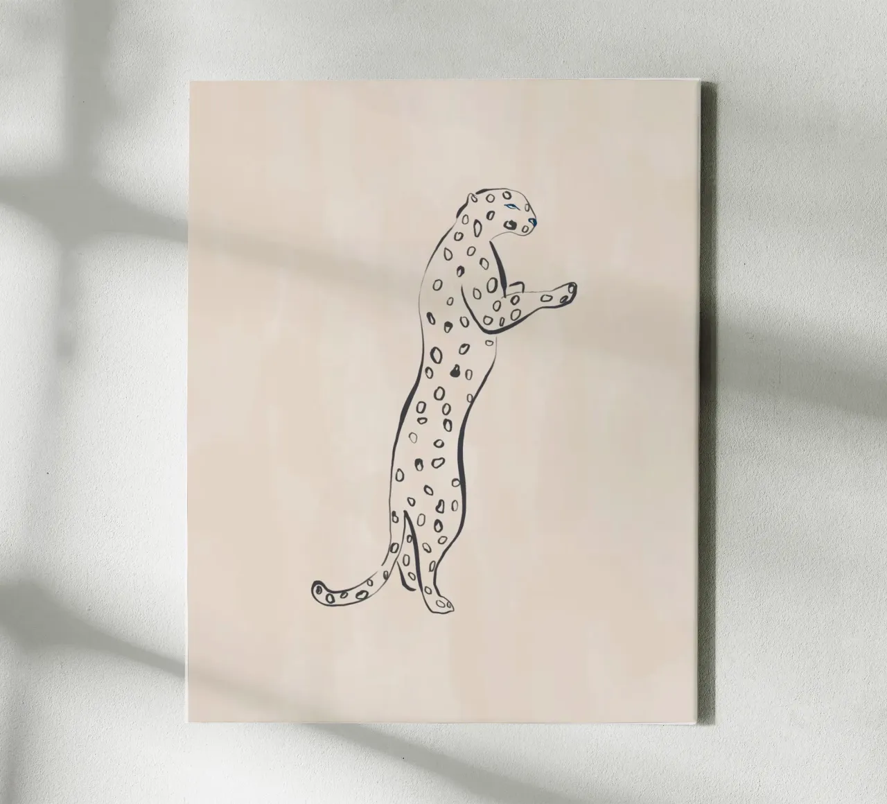 Leopard canvas by Ivy Green Illustrations