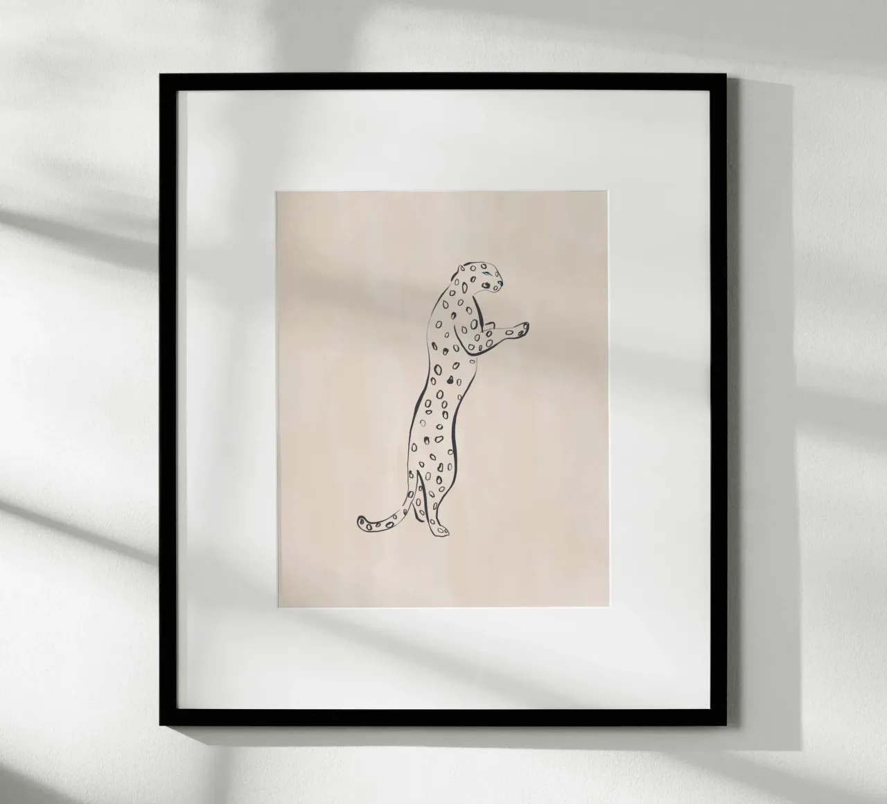 Leopard poster by Ivy Green Illustrations