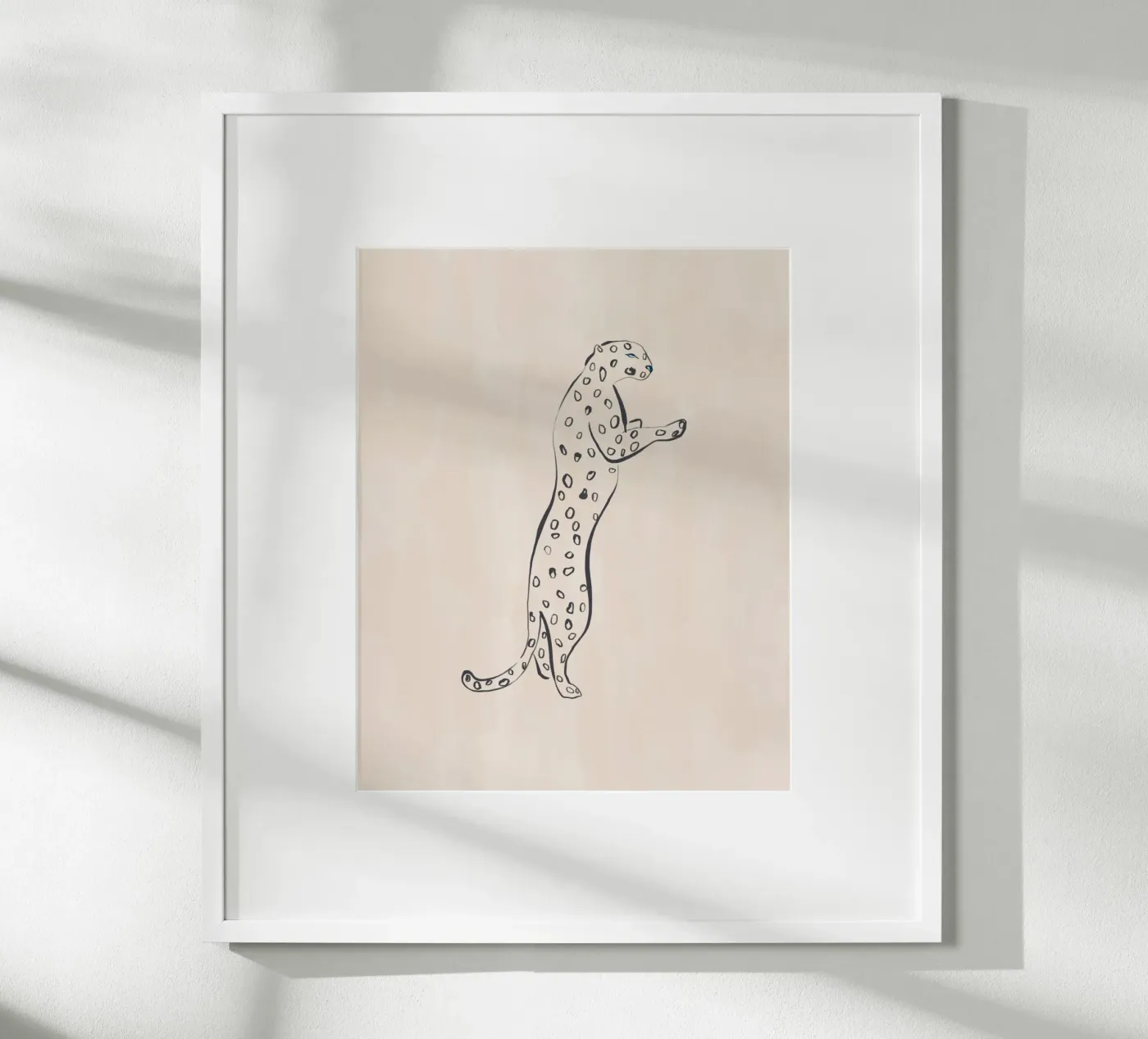 Leopard poster by Ivy Green Illustrations
