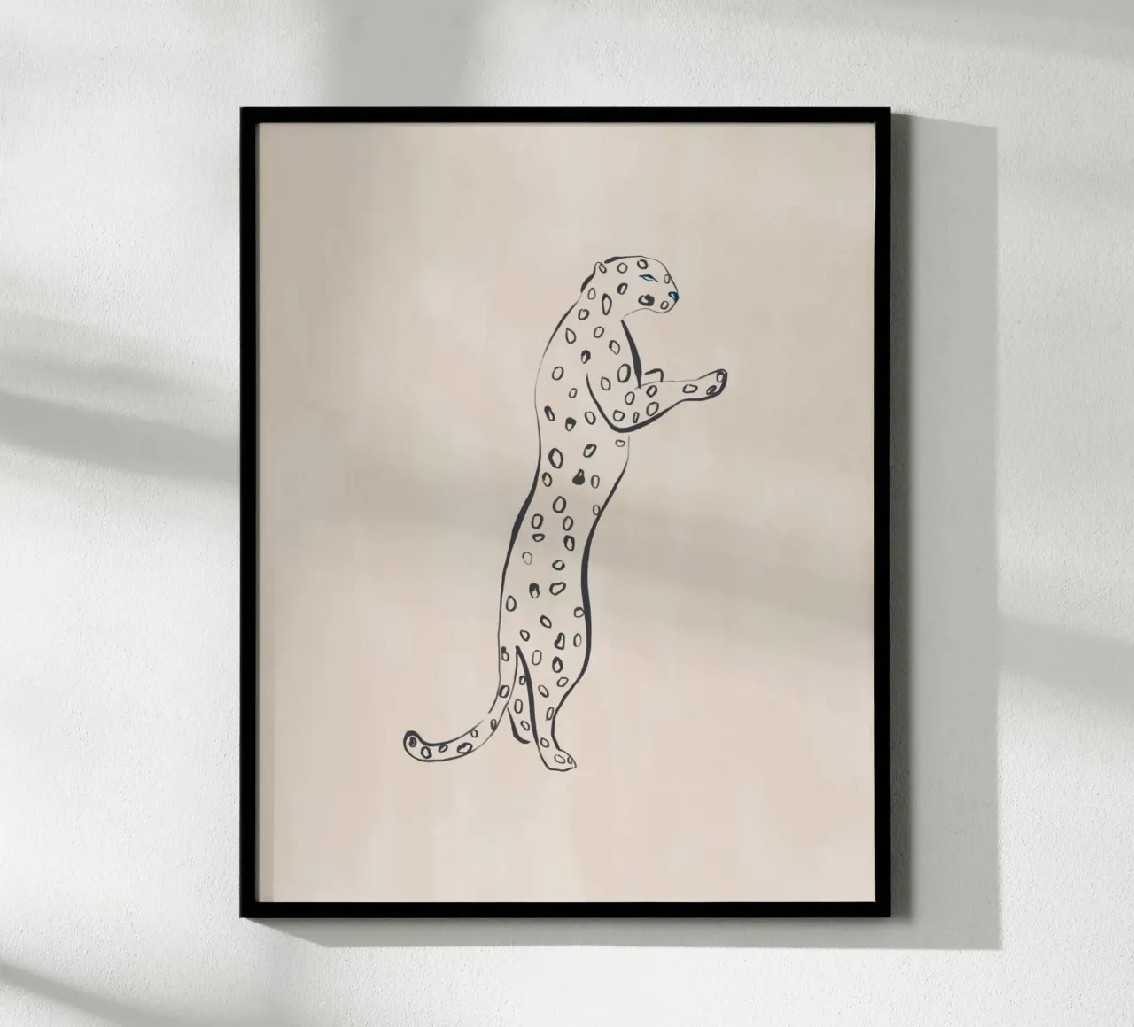 Leopard poster by Ivy Green Illustrations